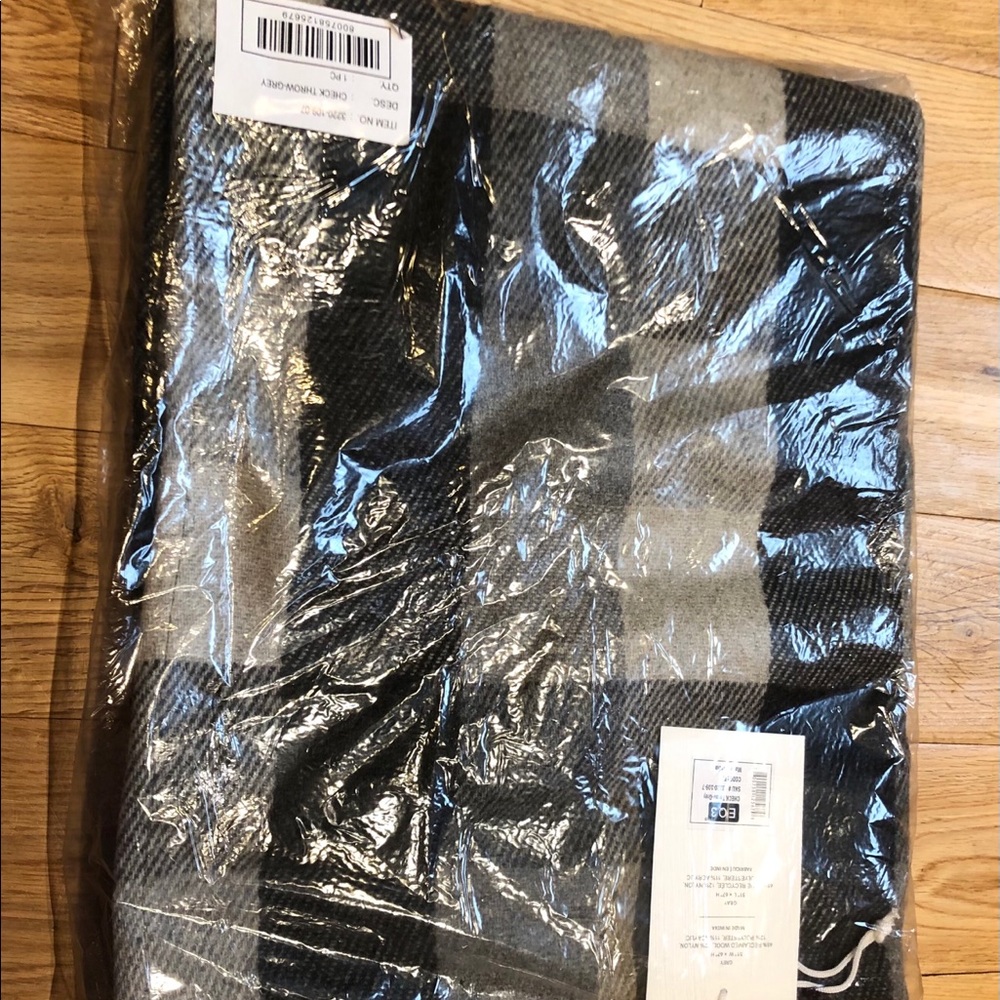 New EQ3 Wool Throw Blanket